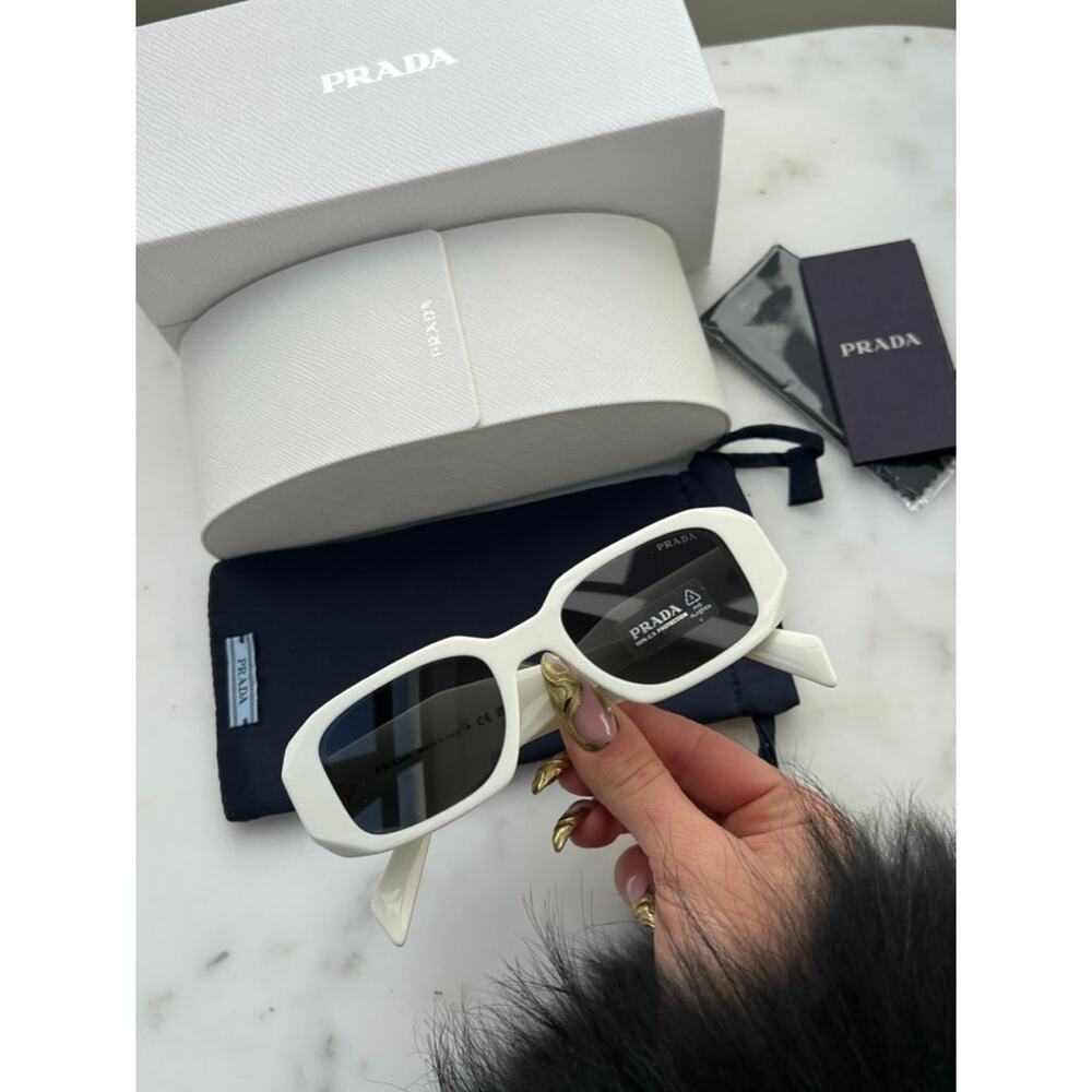 NEW Prada PR17WS Sunglasses in White Talc - Picture 8 of 12